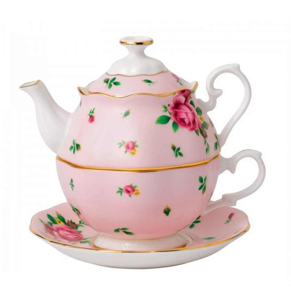Royal Albert Чай для одного Новая страна Розовые розы