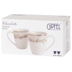 Набор кружек Gipfel Charlotte 51567 350 мл 2 предмета