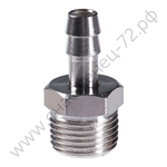 FUBAG Переходник 1/2 дюйма М на елочку 10мм с обжимным кольцом 15Х18мм