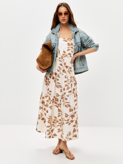 Trends Brands Base Платье Жен 09_03_dr809_beige_print Бежевый