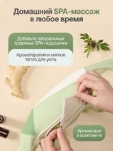 Вибромассажер для плеч и шеи DFC LAZYCLOUD, зеленый