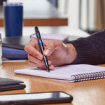 Перьевая ручка Parker IM Vibrant Rings Flame Blue, перо:F/M , цвет чернил: blue, в подарочной упаковке.