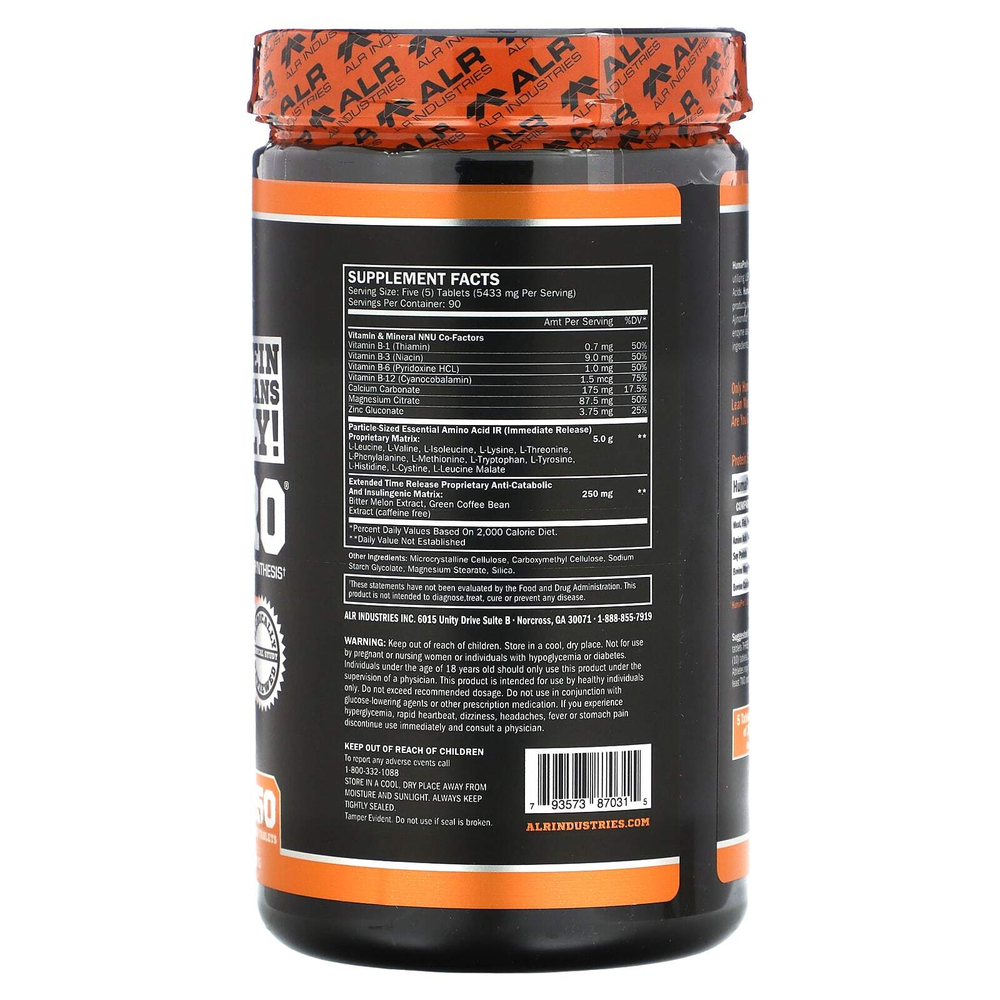 ALR Industries, HumaPro, 450 таблеток, покрытых оболочкой