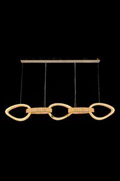 Подвесная люстра LED 400W 3000К-6000К LE3030/1850L GD золото Veronique Leon