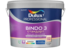 Краска для стен и потолков Dulux Professional Bindo 3 глубокоматовая база BW