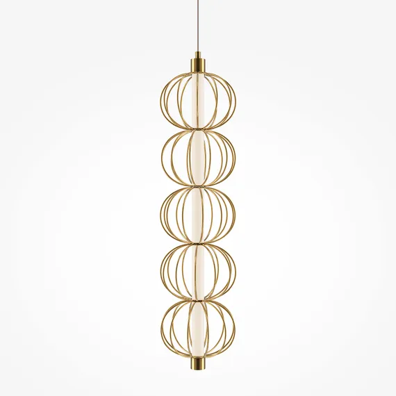 Подвесной светильник Золотая клетка / Golden Cage 3000К 17Вт Maytoni mod216pl-l10g3k