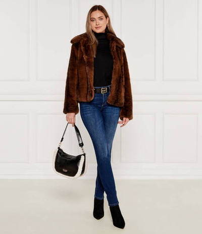 Сумка хобо DAVIKA shearling Guess - черный(HWTG94 97020)