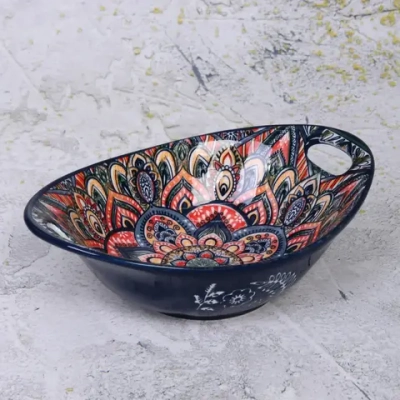 Форма керамическая для запекания «Марракеш» синяя 23*15,5*6,5см