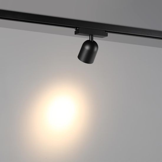 359807 PORT NT25 278 черный Светильник трековый однофазный трехжильный IP20 LED 10W 180-265V 3000К SOLETTE