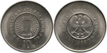 Набор из 7 монет "10 злотых 1967 - 1972 года"