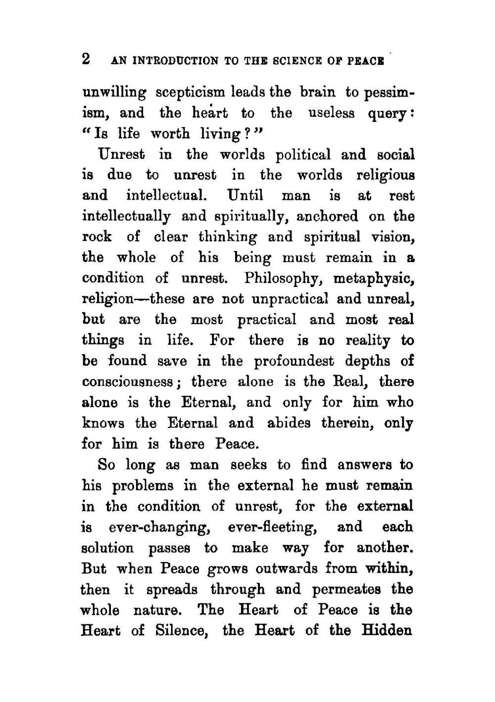 An introduction the Science of Peace | Bhagavan Das