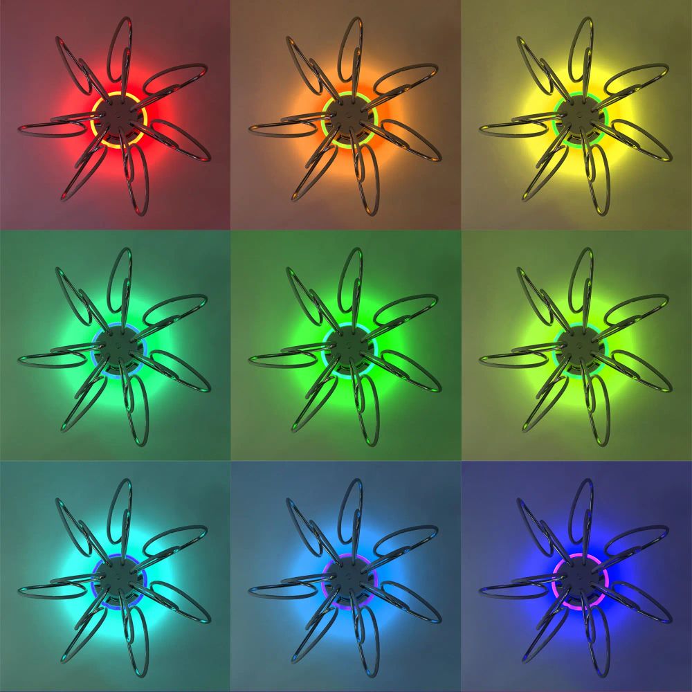 Citilux SALMA SMART CL224A171 RGB LED Умная люстра Хром