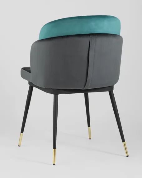 Стул Penn бирюзовый/серый