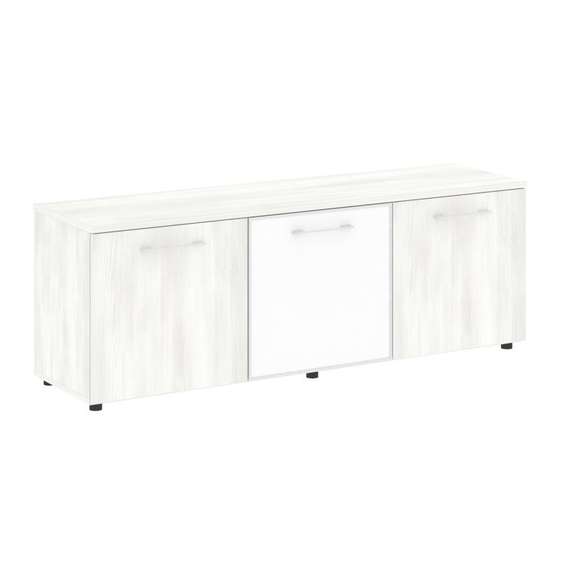 Yalta Тумба модульная LT.TS-3.4 white Снежная Патина/Стекло White 1642*450*580