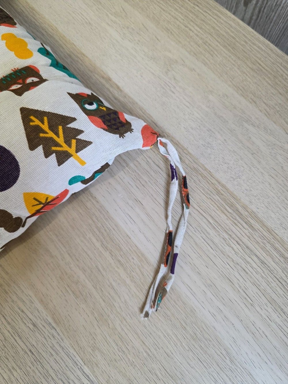 Подушка на стул квадратная 45*45см совята (Т40-417К)