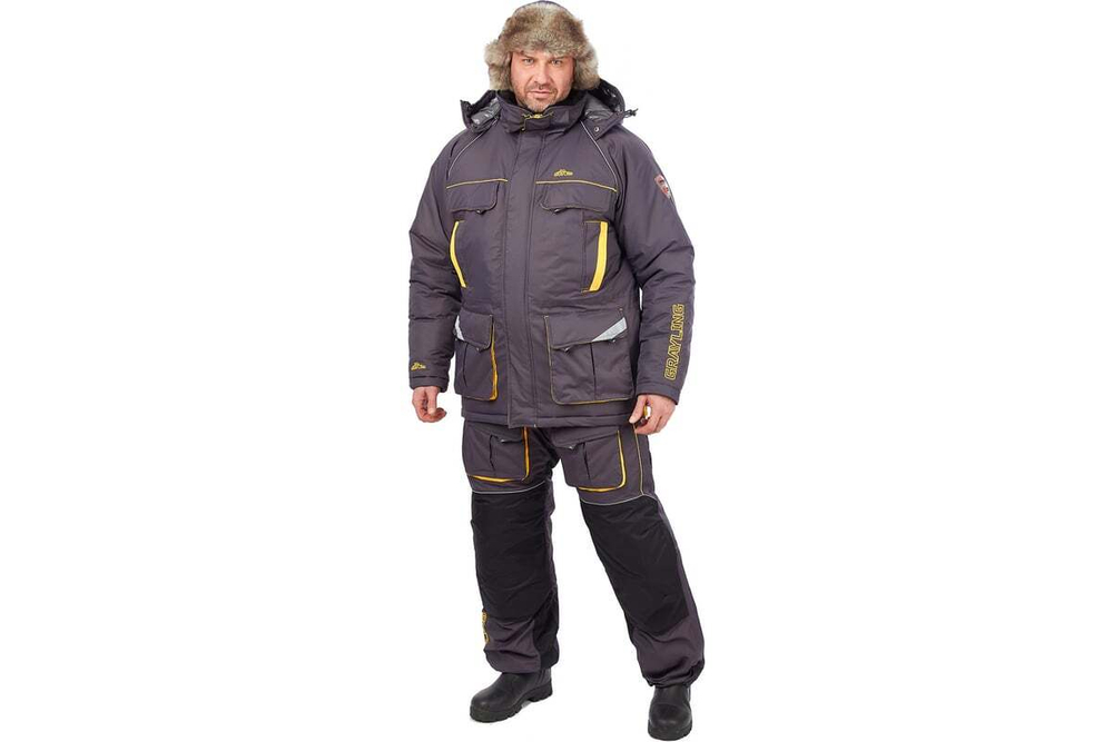 Костюм Grayling "Камчатка 2020", таслан (Серо-желтый)