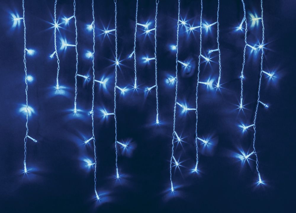 Гирлянда Navigator 93 690 NGF-D029-04 (бахрома B 240 4.7*0.6м IP44 BL)