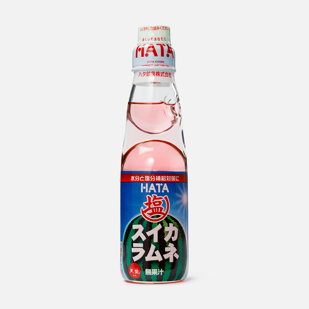 Напиток Hata Ramune газированный, со вкусом арбуза, 200 мл