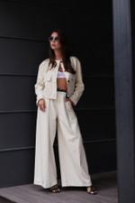 жакет укороченный, на пуговицах