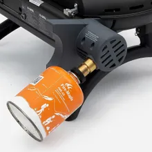 Портативный газовый гриль O-GRILL 500MT black + адаптер А, 1 горелка