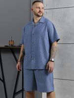 Костюм мужской Аристократ-2 Виотекс ДЖИНСОВЫЙ МЕЛАНЖ