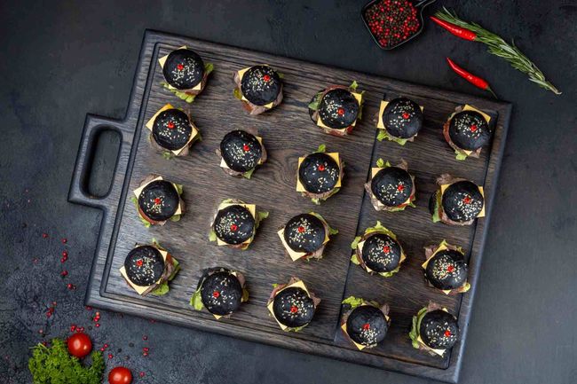 Мини-бургер с ростбифом, 20 шт.