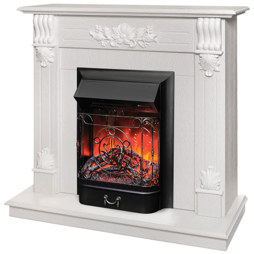 Каминокомплект Real Flame Ottawa WT с очагом Majestic Lux Black RC