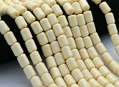 63503 Слоновая кость (имит.) цилиндр 13*10мм, 39см