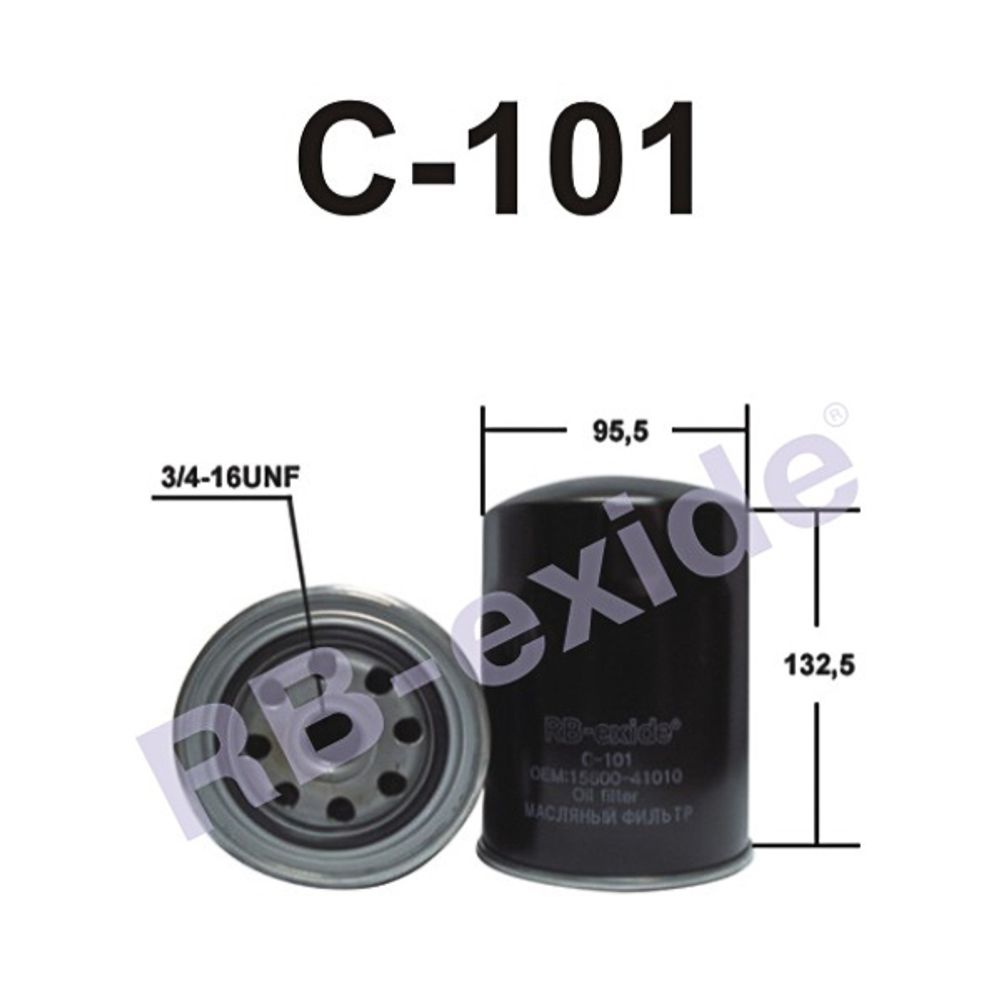 Фильтр масляный   RB-exide  C-101