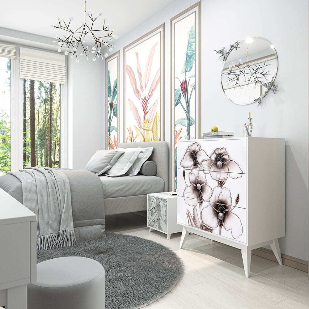 Ручка мебельная Лагуна 90 Античное серебро