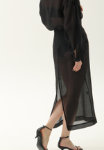 Юбка карандаш из органзы