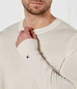 Шерстяной свитер Tommy Hilfiger - экрю(MW0MW36539)