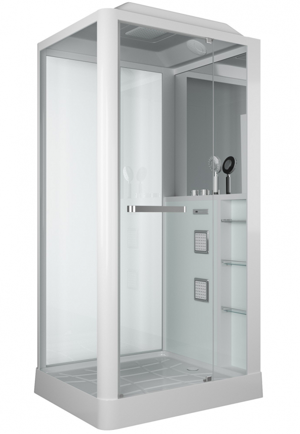 Душевая кабина Grossman Alba GR123(R) (90x110x225) дверь распашная,3 места