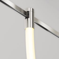 Трековый однофазный магнитный светодиодный светильник Maytoni Flarity   TR154-1-27W3K-PT