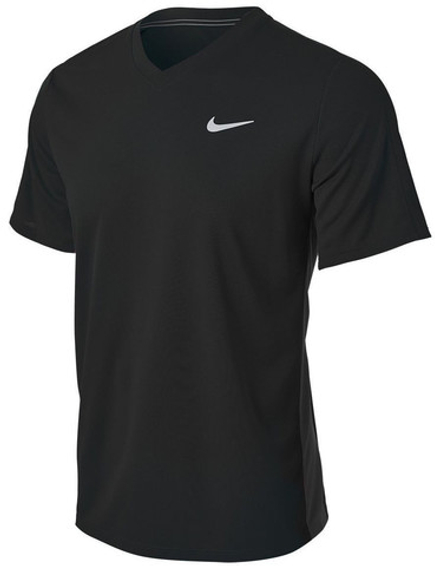 Мужская теннисная футболка Nike Court Dri-Fit Victory - белый, черный