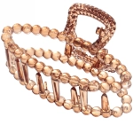 Заколка-краб для волос на блистере «Cruella- Овал», микс 6 цветов, 9,5 см