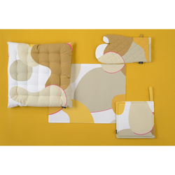 Подушка на стул 40х40 Tkano Freak Fruit горчичная