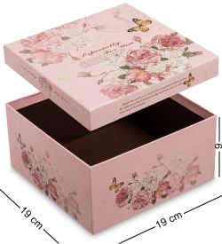 WG-20/3-A Коробка подарочная «Квадрат» цв.розовый