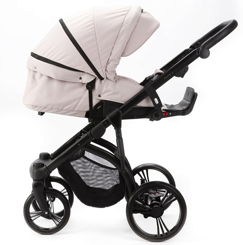 Детская коляска Adamex Lanti 2 в 1 LN-PS26 TIP (СВ.РОЗОВЫЙ + СВ.РОЗОВАЯ КОЖА)