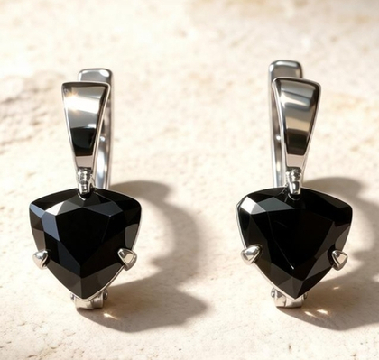 Ювелирные серьги из серебра 925 пробы