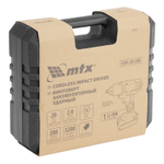 Винтоверт ударный аккумуляторный CIDS-20-280, Li-Ion, 20 В MTX