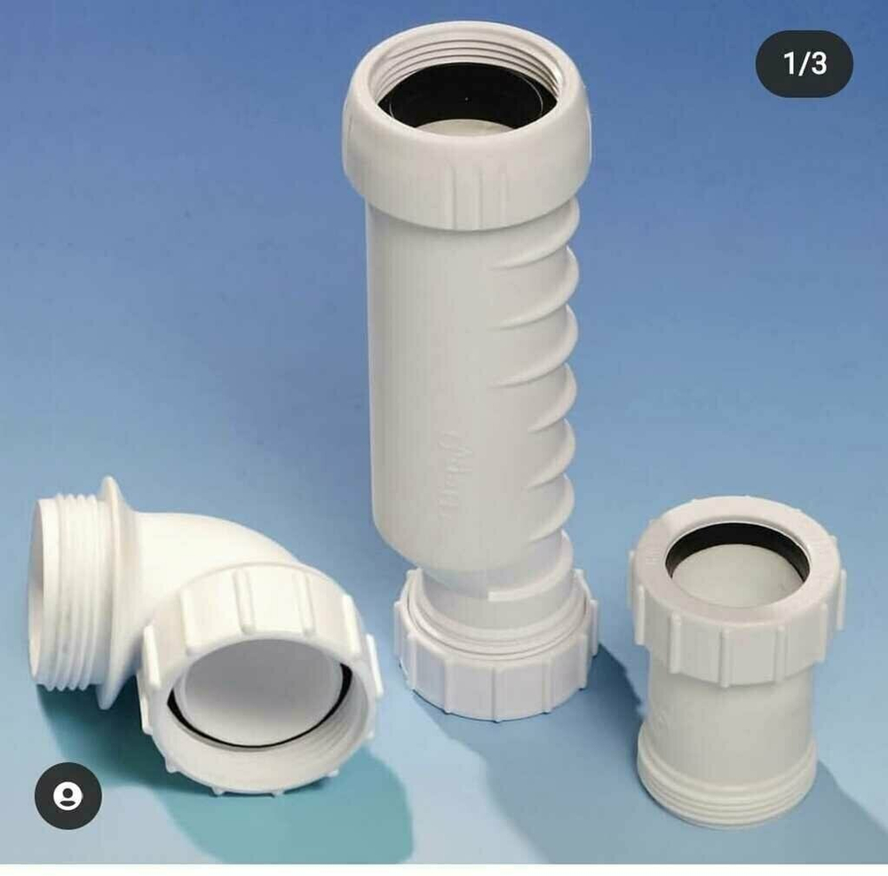 Сухой сифон CV1/M DN40 мм , Hepvo, Hepworth, (MRNVR40-PB), белый