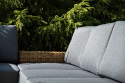 "Капри" трансформирующаяся лаунж-зона из искусственного ротанга, цвет соломенный