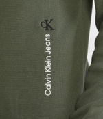 Худи VERTICAL INSTITUTIONAL CALVIN KLEIN JEANS - хаки(J30J323977)