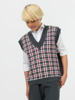 Жилетка для мальчика в школу AT1081 серый
