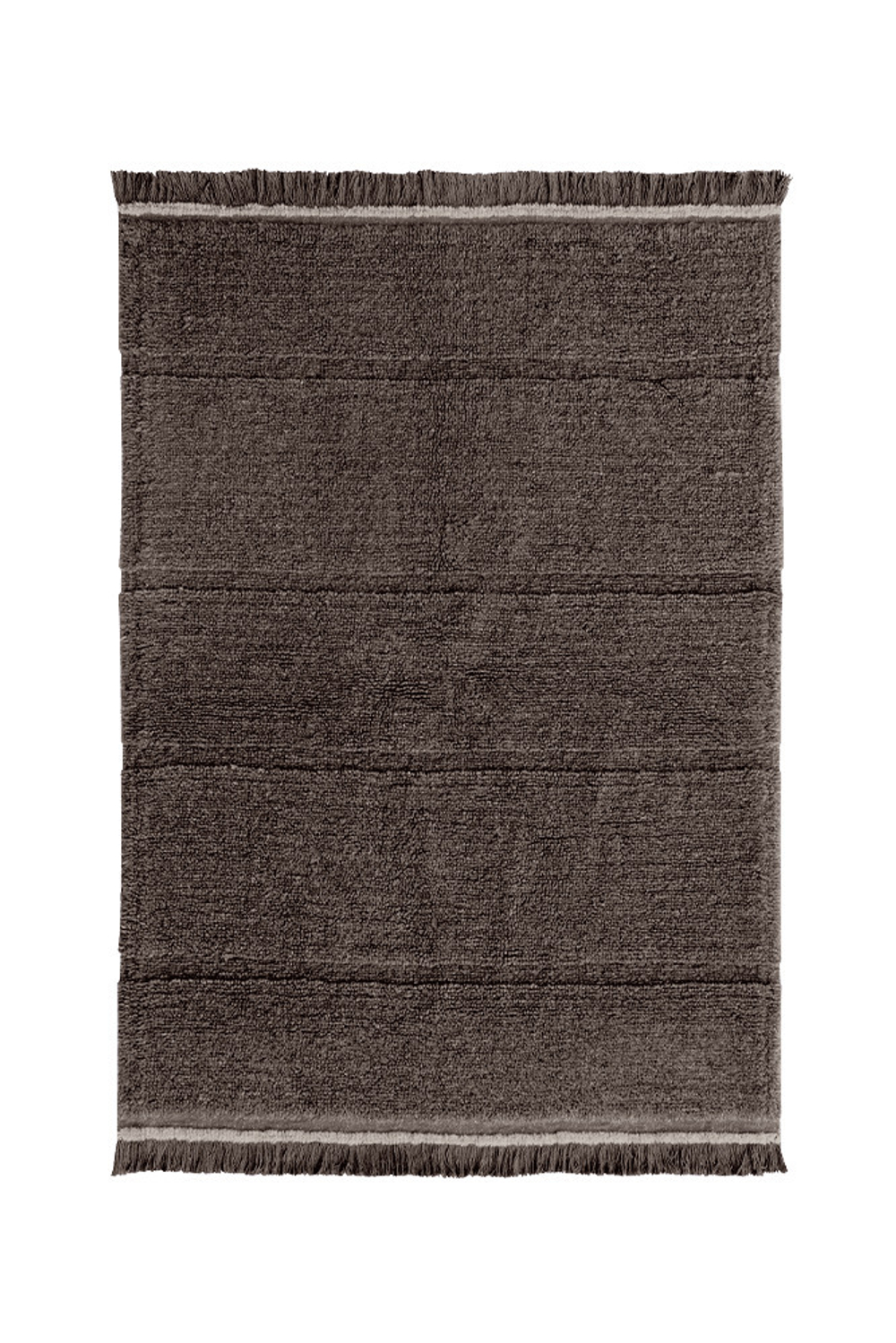 Шерстяной стираемый ковер Lorena Canals Steppe Sheep Brown XL (200 x 300 см)