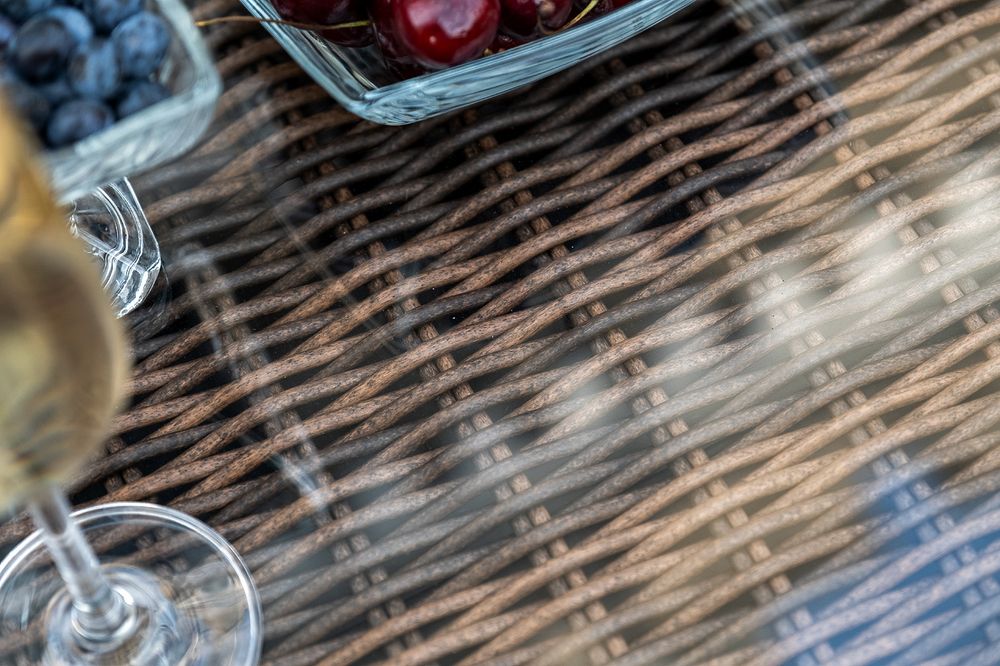 "Капучино" лаунж-зона из искусственного ротанга, цвет коричневый