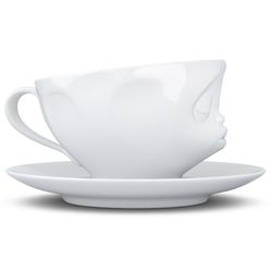 Чайная пара Kissing, 200 мл, белая