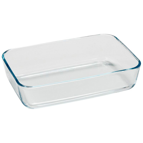 Форма для запекания из боросил стекла 0,9 л, прямоуг формы без ручек, серия Cristallino, 005568