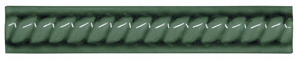 Бордюры ADEX MODERNISTA Trenza PB C/C Verde Oscuro